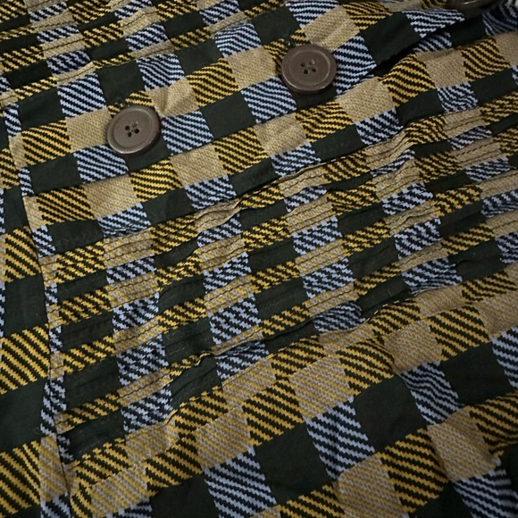 NWT- URBAN OUTFITTERS UO Nancy Short Sleeve Shirt Dress in Plaid - Picture 8 of 15